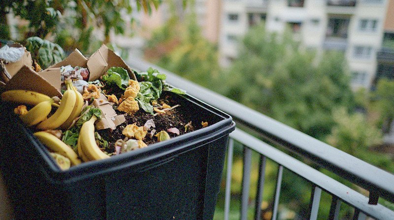 how to start a compost bin on your balcony